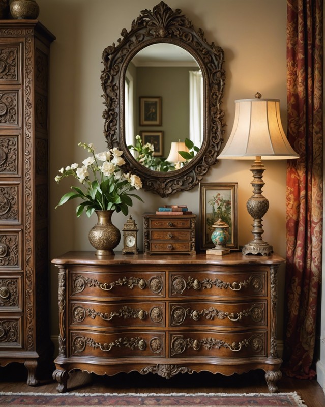 Incorporate vintage or antique pieces