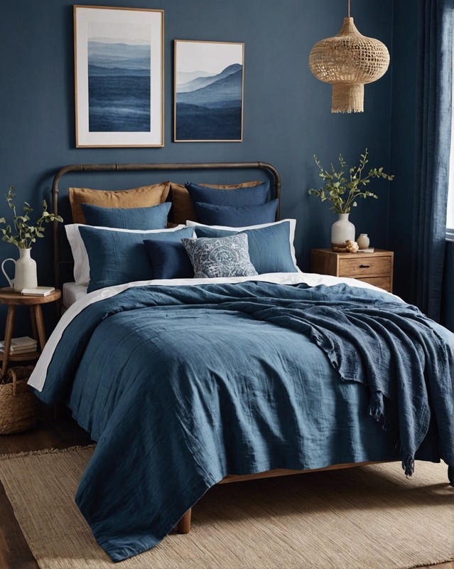 Indigo Dyed Linens