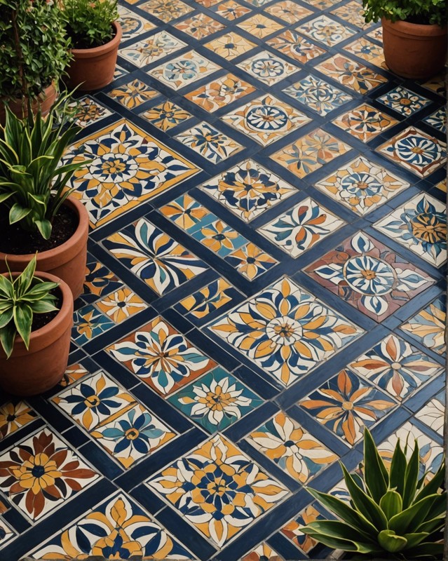 Inlaid tiles
