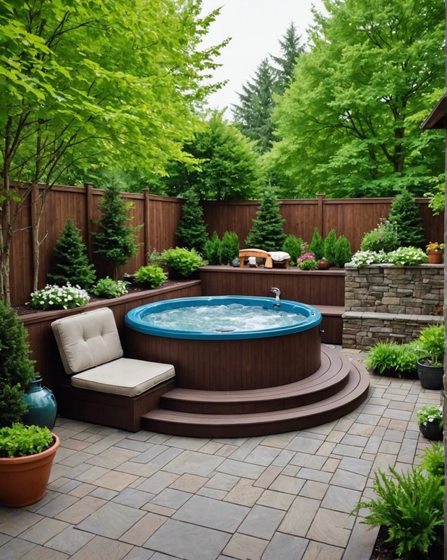 Install a hot tub