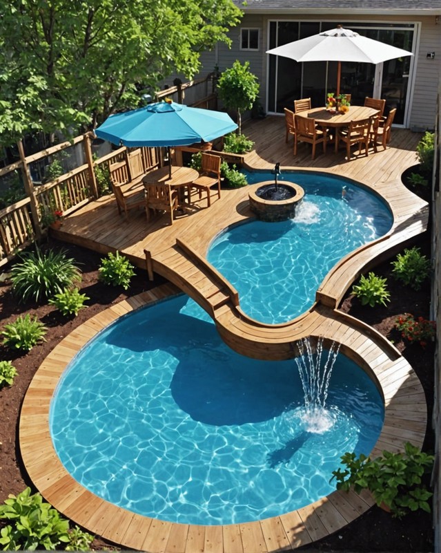 Interactive Water Play Area and Dining Space