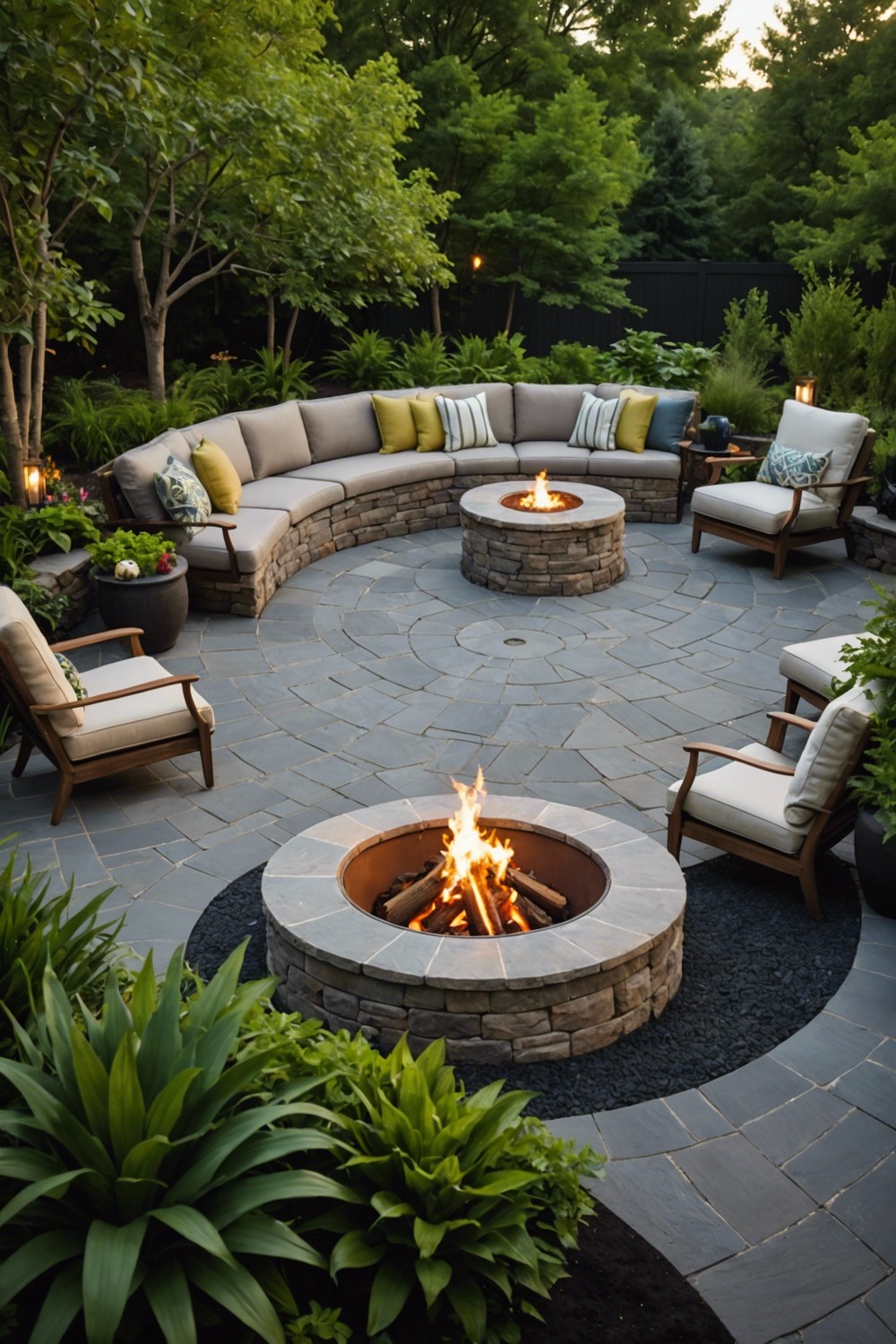 Island Oasis Fireplace: