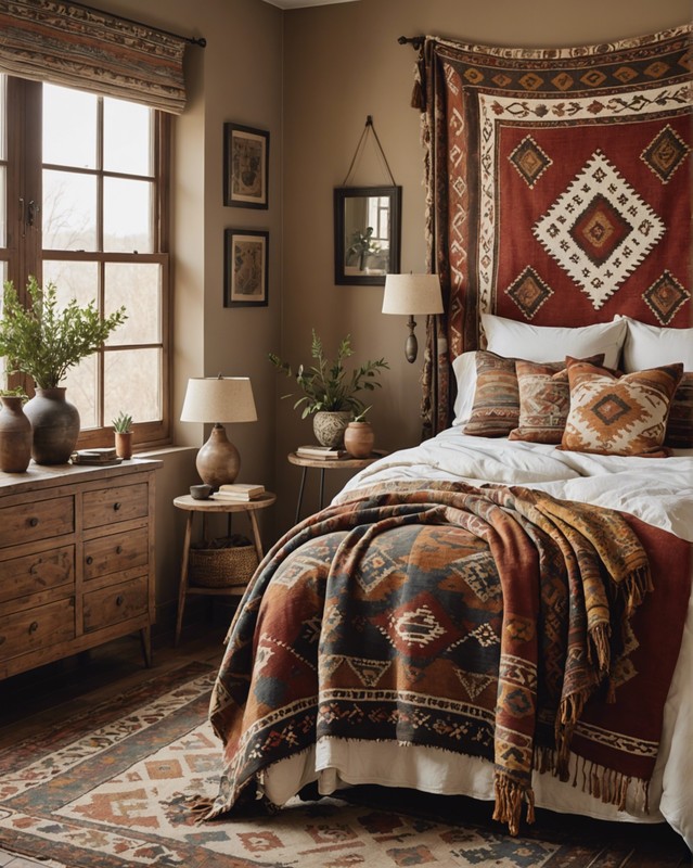 Kilim throws