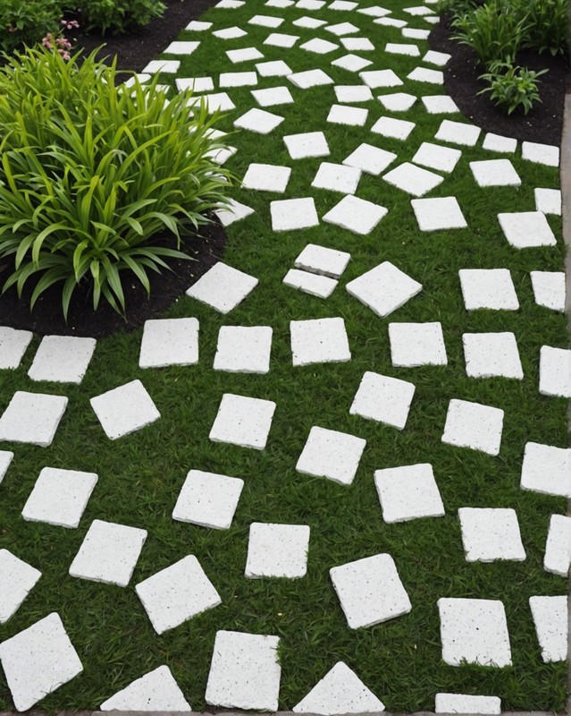 Lay down white mulch