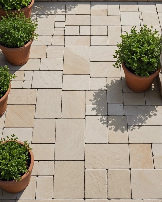 Limestone tiles