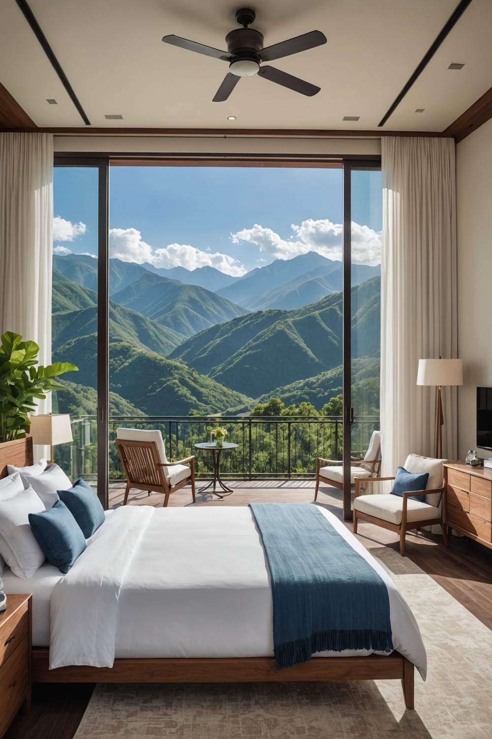 Luxurious Bedrooms with Private Balconies