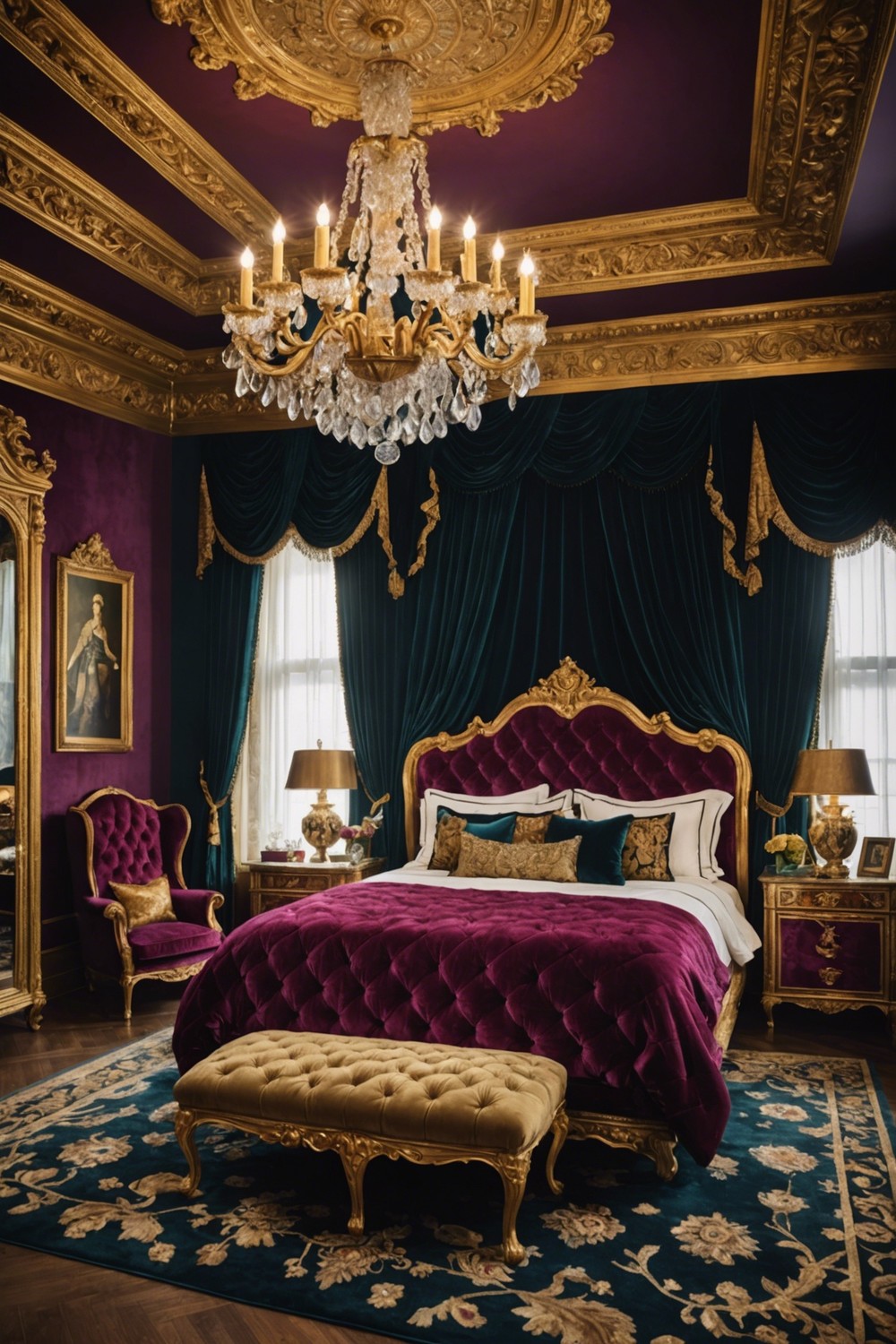 Luxurious Velvet Boudoir
