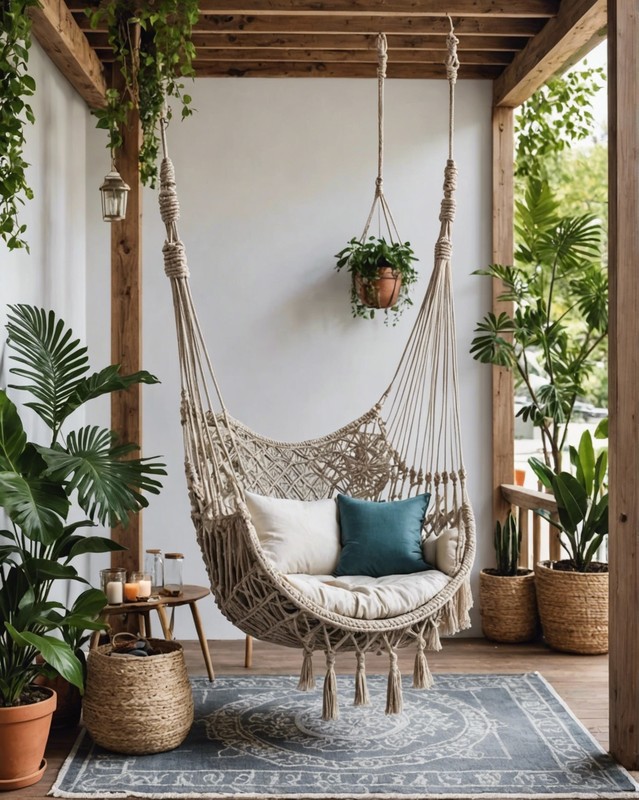 Macrame Hammock Patio