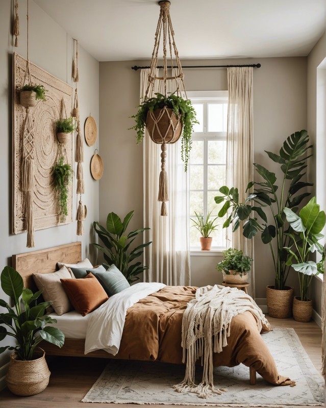 Macrame plant hangers