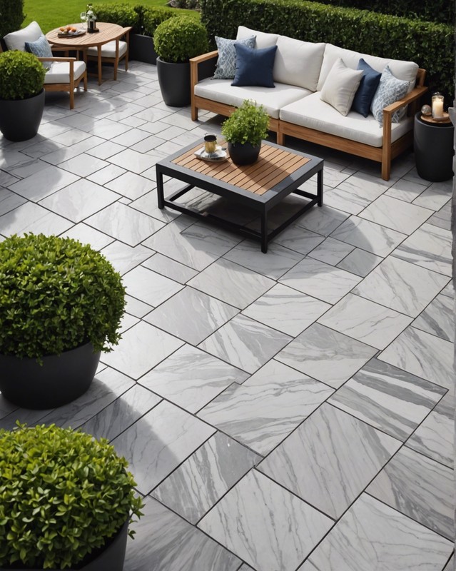 Marble tiles