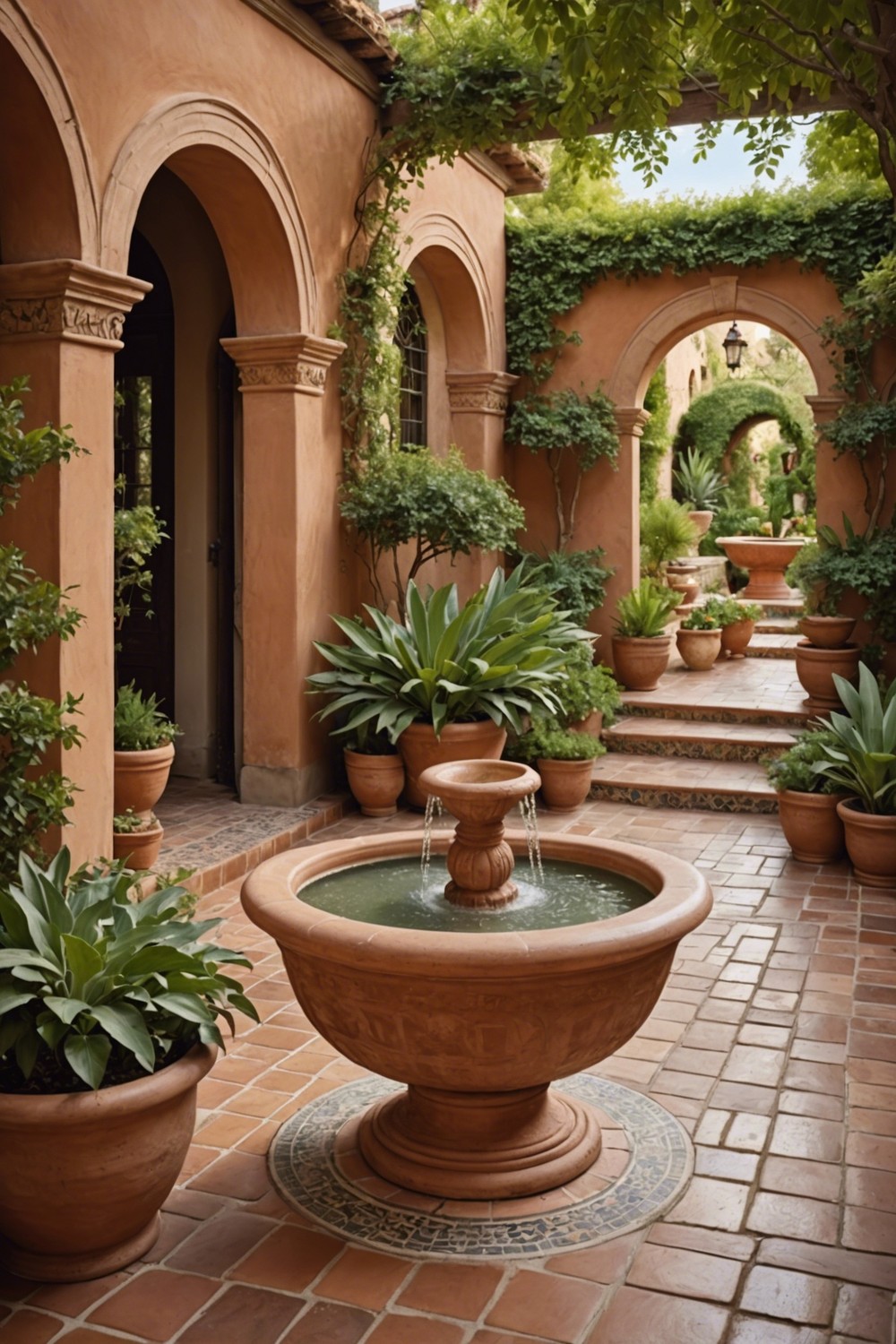 Mediterranean-Inspired Patio