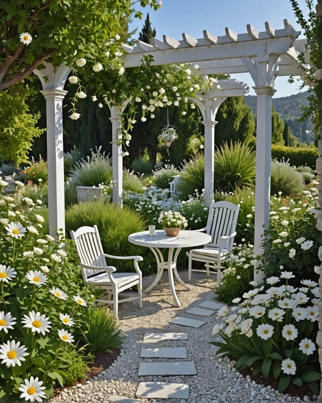 Mediterranean Oasis: White Hues in a Sunny Retreat
