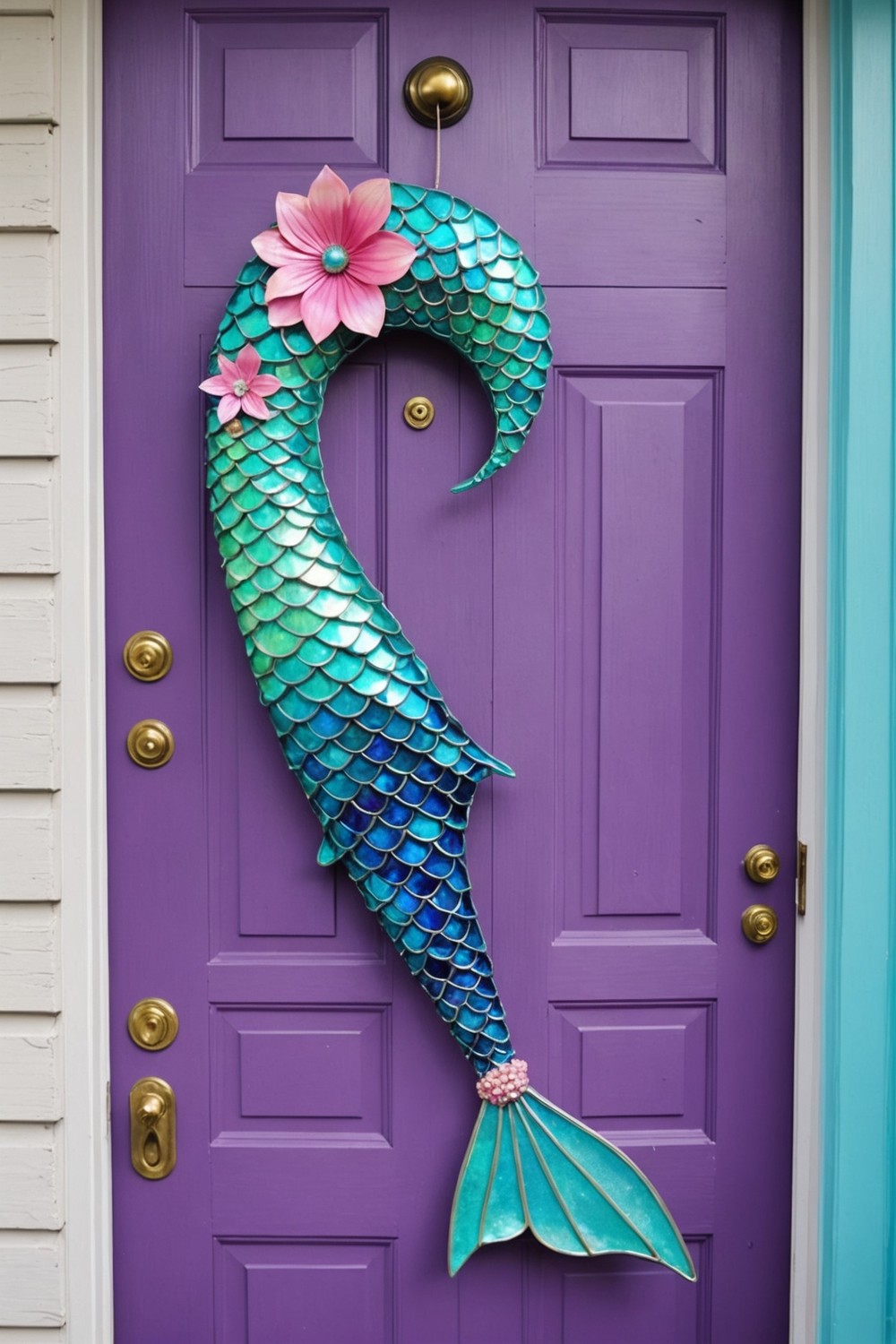 Mermaid Scale Door Hanger