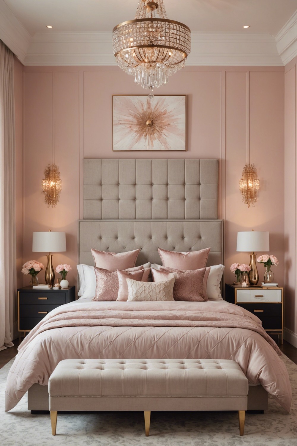 Metallic Muse: Rose Gold and Blush Pink Combos