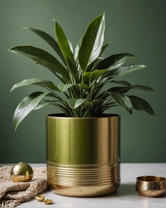 Metallic Planter