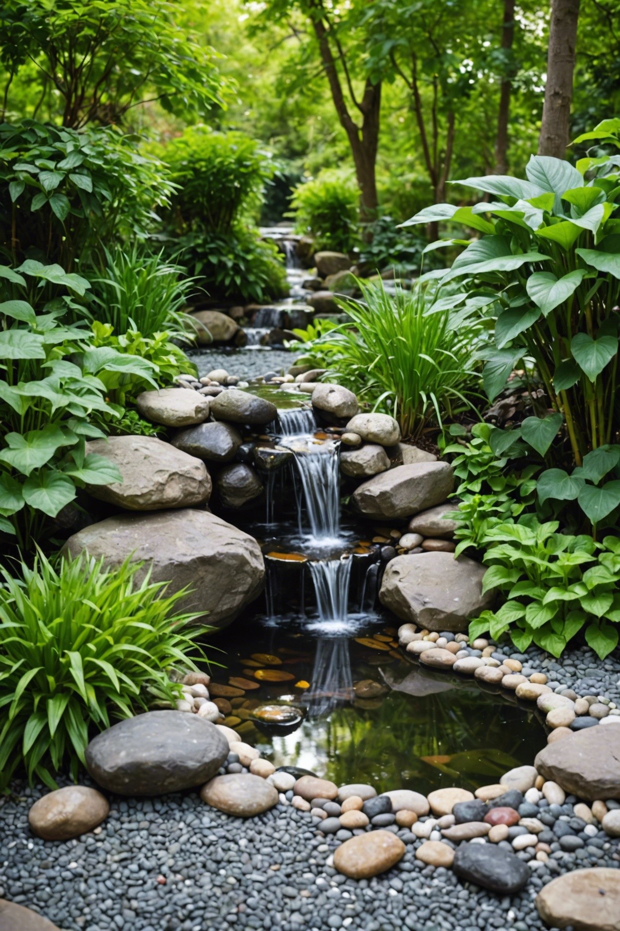 Mini Pond Waterfall