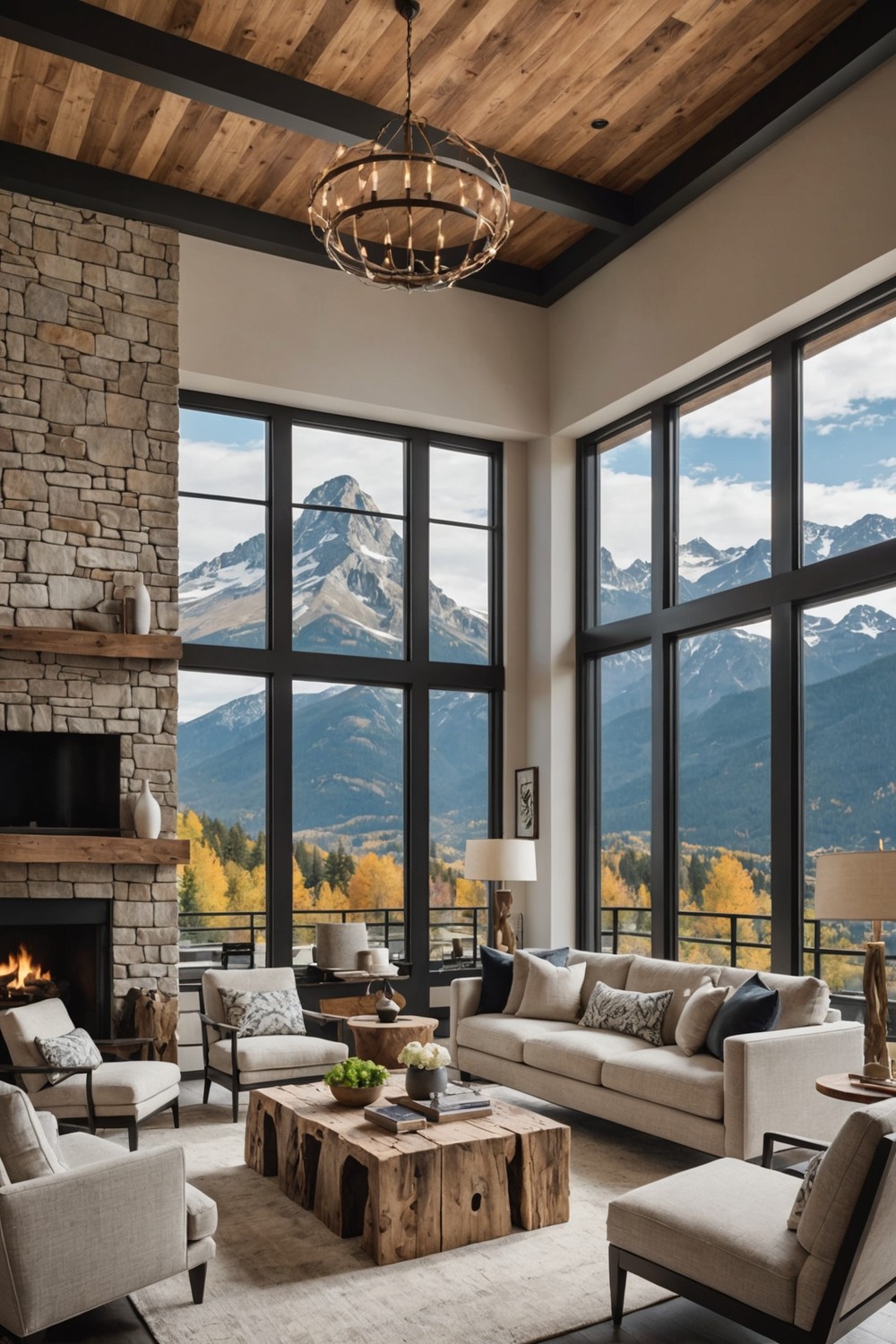 Mixing Modern and Rustic Furniture