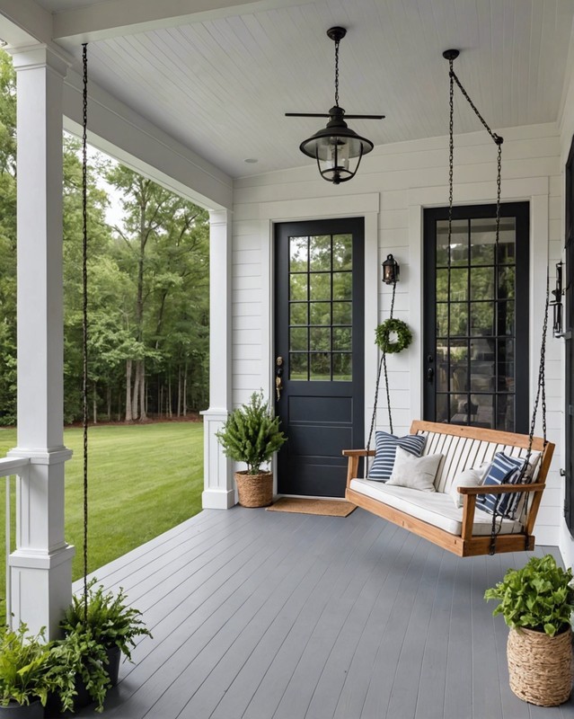 Modern Farmhouse with Swing