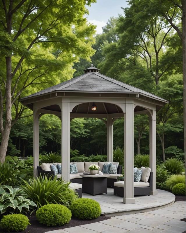Modern Gazebo with Minimalist Decor