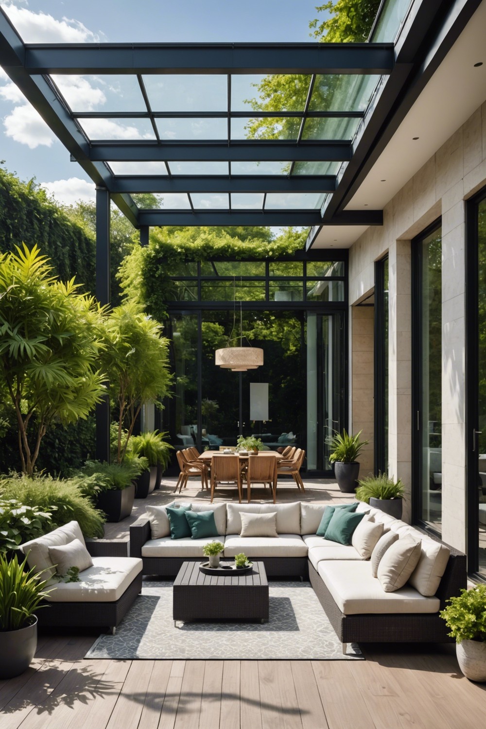 Modernized Veranda