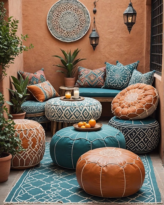 Moroccan Poufs