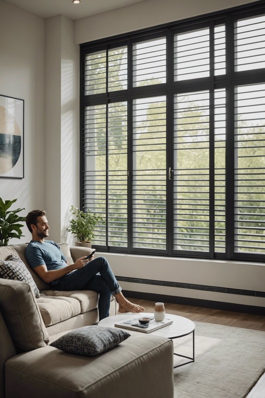 Motorized Shutters for Convenience