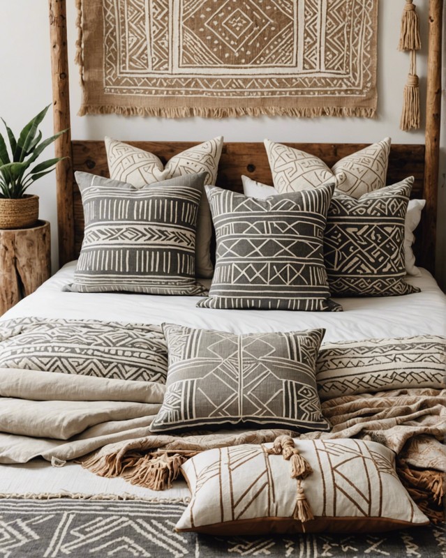 Mudcloth pillows