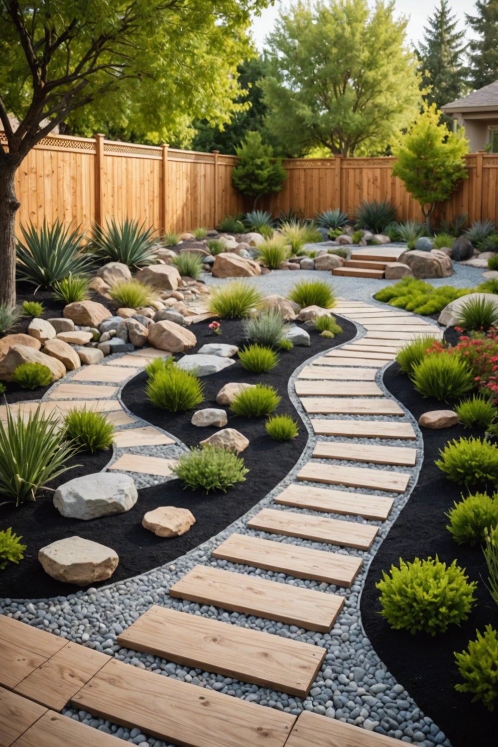 Mulch and Rock Gardens