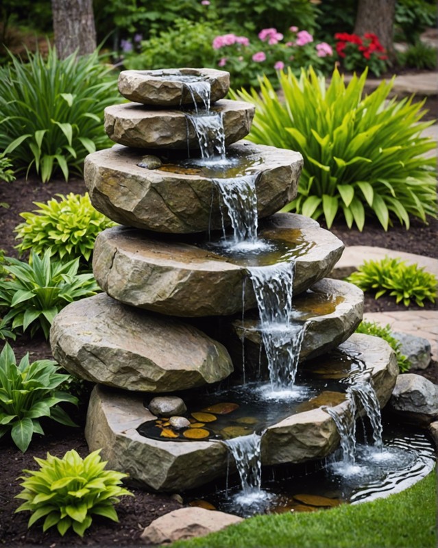 Natural Boulder Fountain