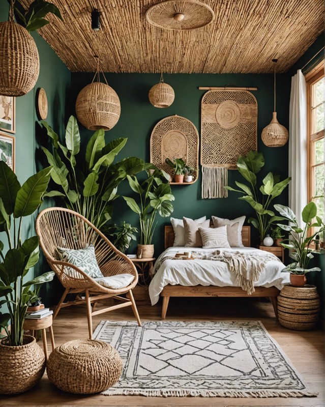 Natural Wood and Rattan Furniture