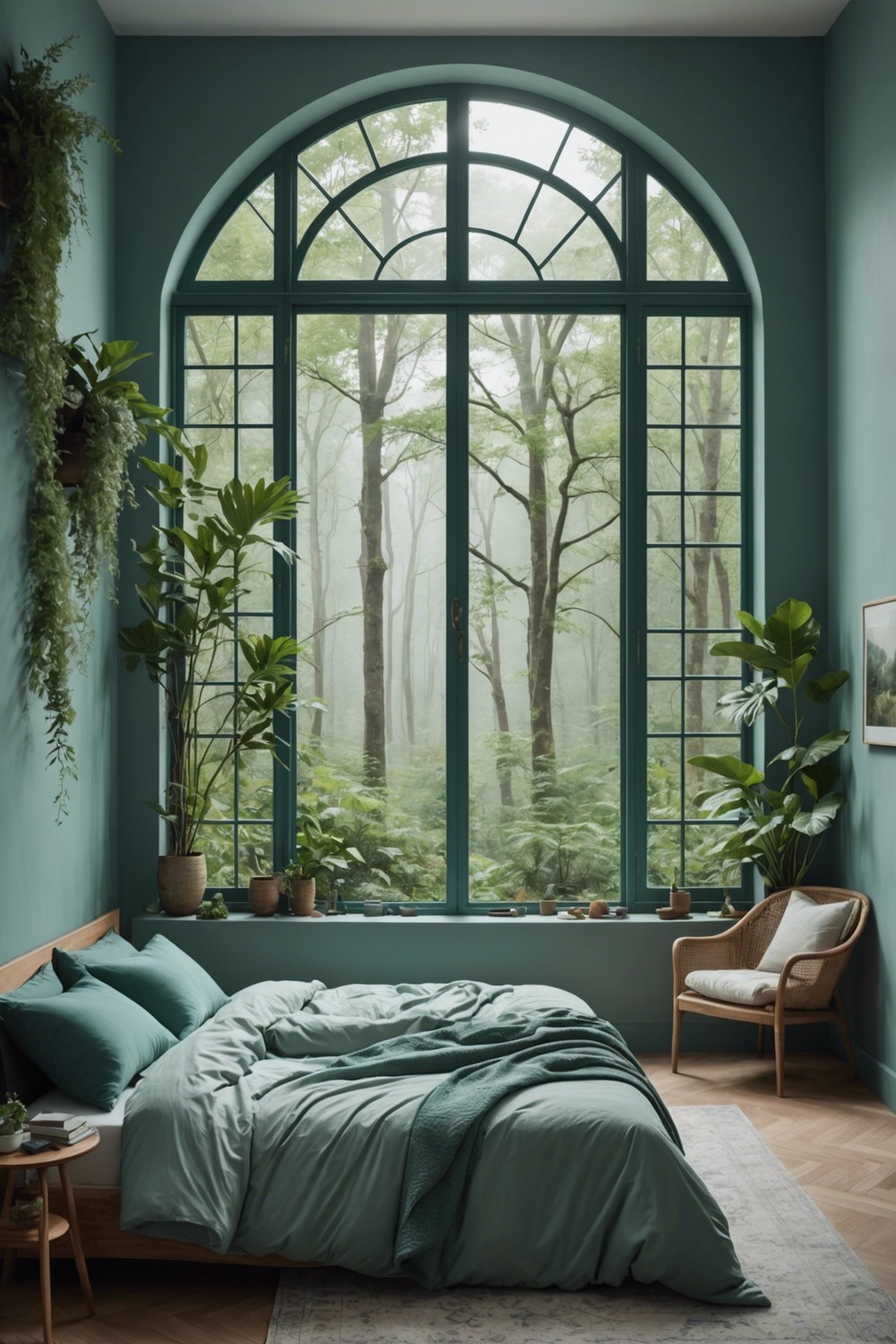 Nature-Inspired: Teal and Sage Green Combo