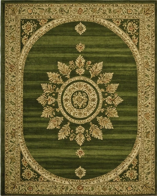 Olive Green Area Rug