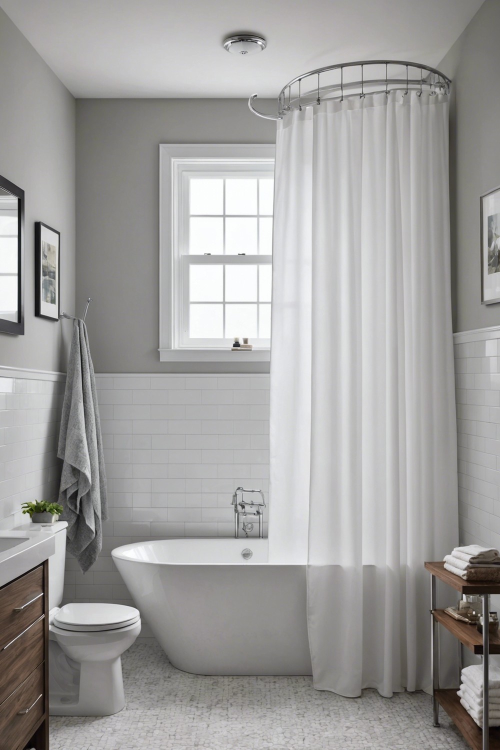 Opt for a Curved Shower Rod