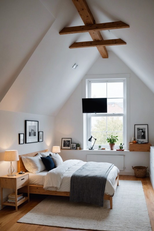 Opt for a Wall-Mounted TV or Shelf
