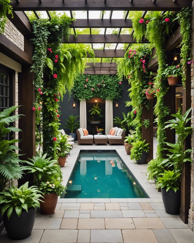 Optimize Space with Vertical Gardens and Hanging Baskets