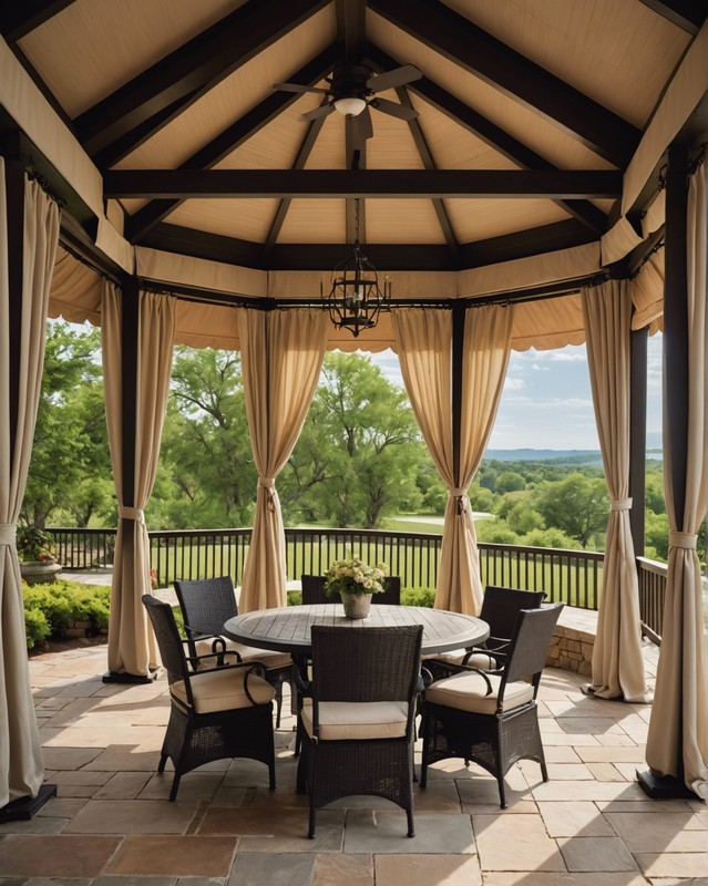Outdoor Curtains Gazebo