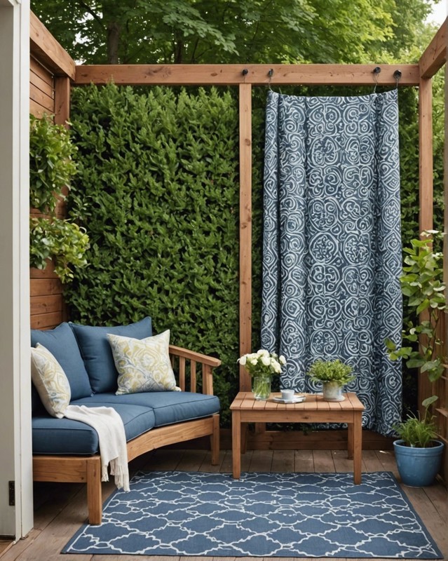 Outdoor Fabric Walls