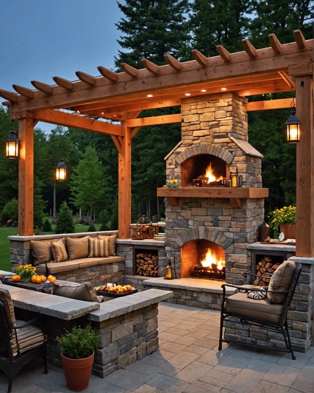 Outdoor Fireplace