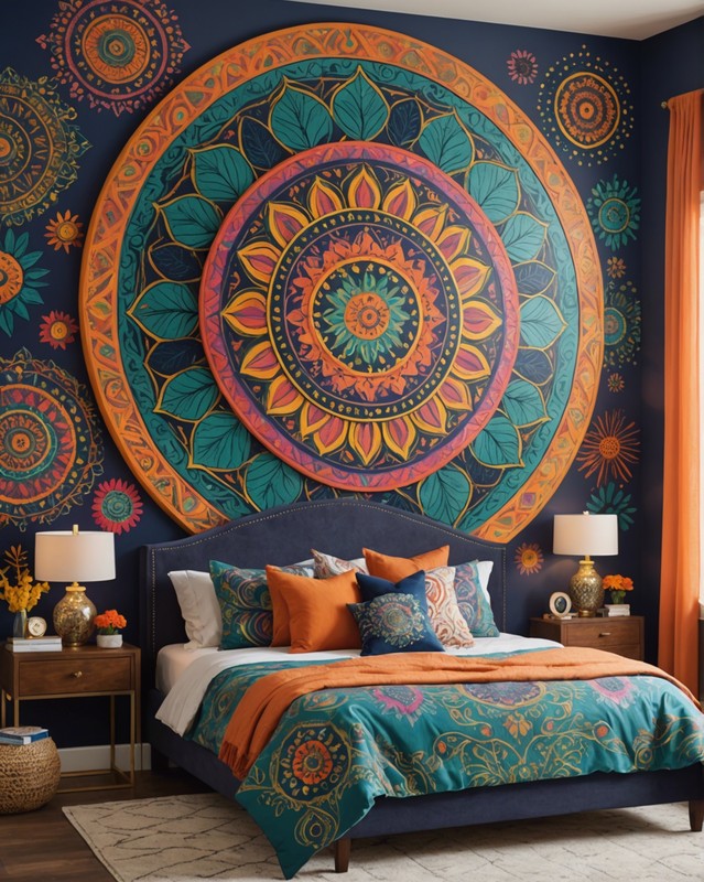 Painted Boho Mandala