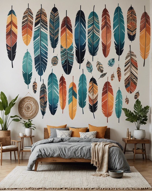 Painted Feathers