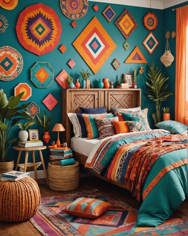 Painted Geometric Shapes