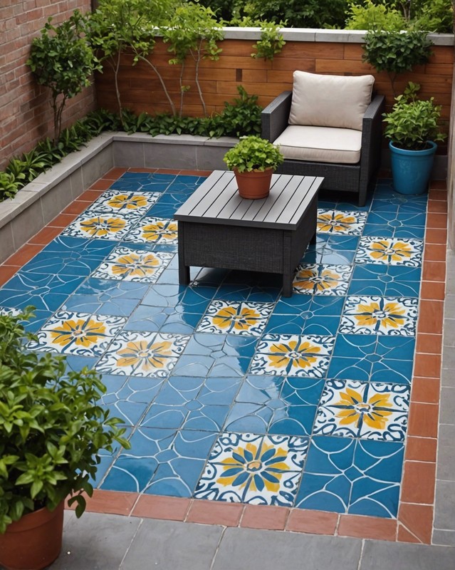 Painted tiles