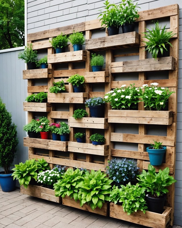 Pallet Wall Garden