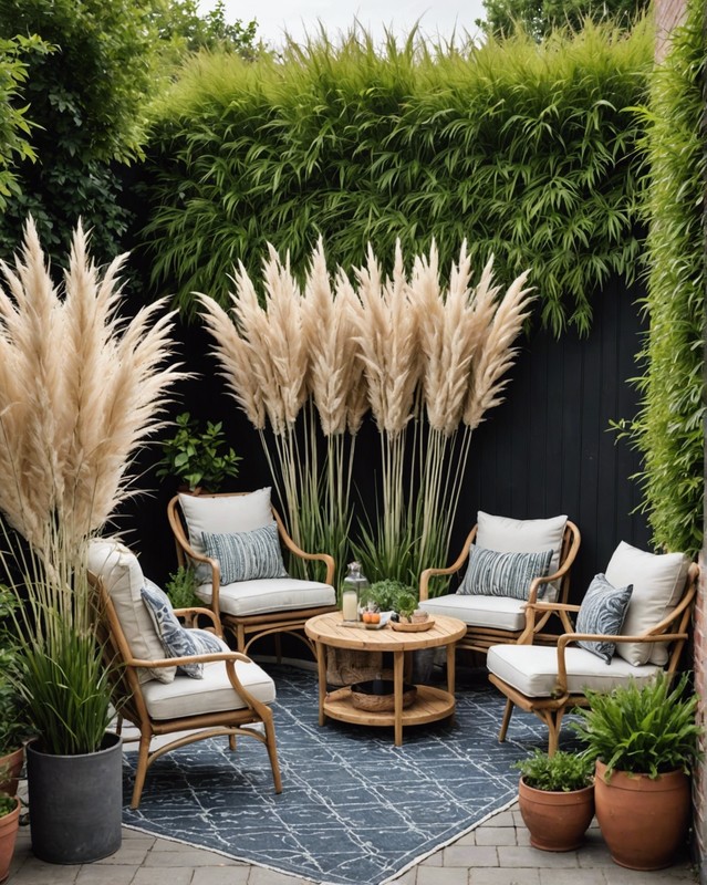 Pampas Grass Patio