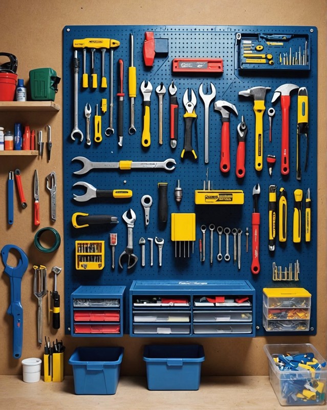 Pegboard tool organizer