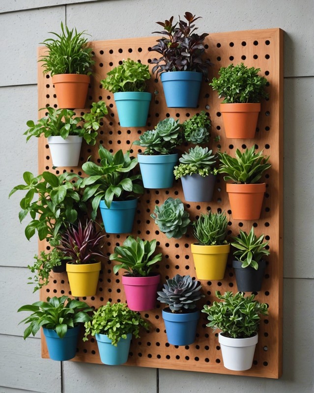 Pegboard Wall Planter