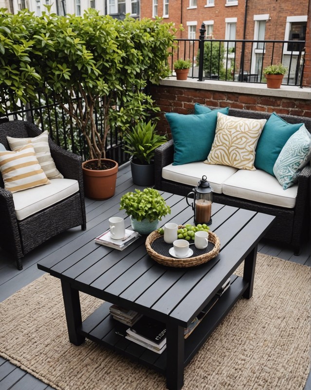 Place a coffee table