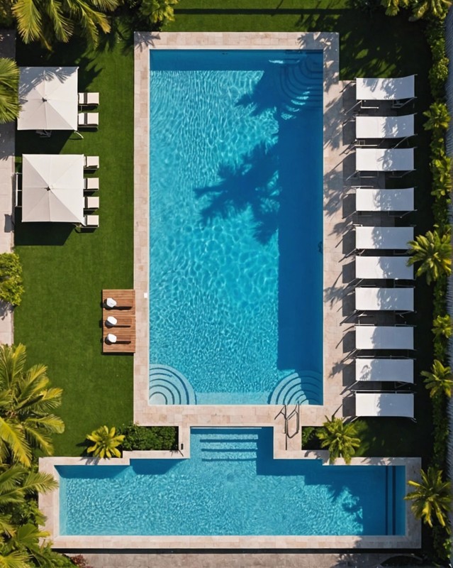 Pool with Swim-Up Bar