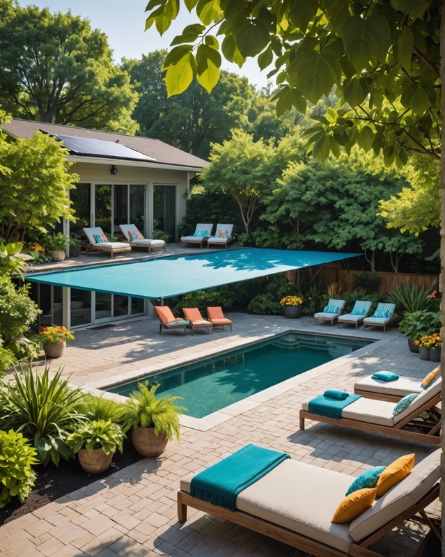 Poolside Solar Shades