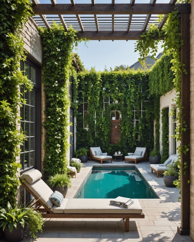 Poolside Vertical Garden